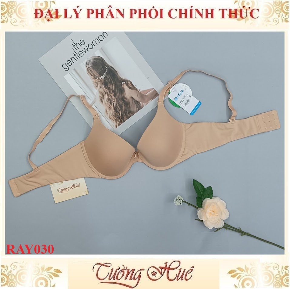 Áo Ngực Nữ relax RAY030 Trơn Mút Mỏng Có Gọng