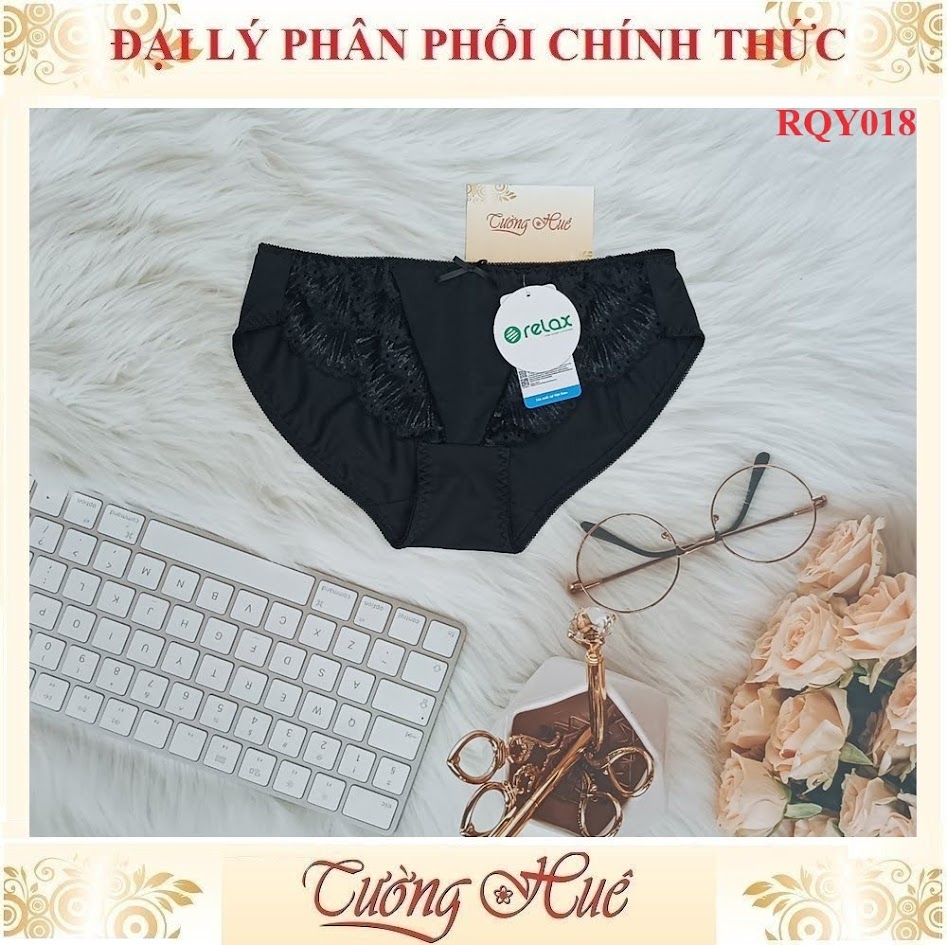 Quần Lót Nữ relax RQY018 Cotton Phối Ren Lưng Vừa Mềm Mịn Gợi Cảm