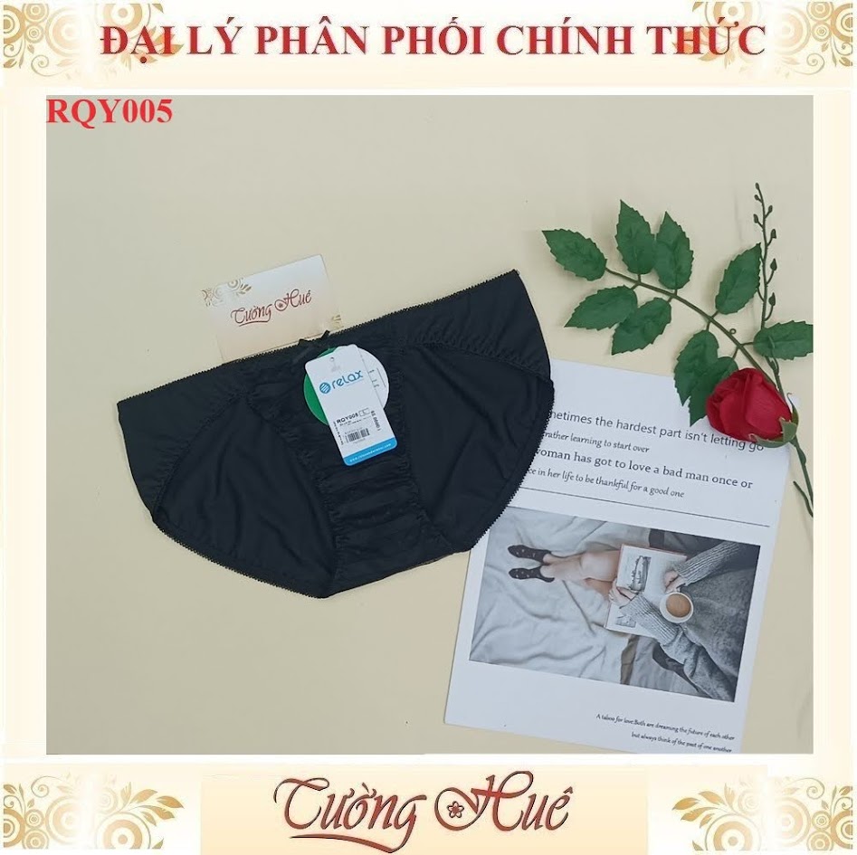 Quần Lót Nữ relax RQY005 Phối Ren Gợi Cảm Mềm Mại Thoáng Mát Lưng Thấp