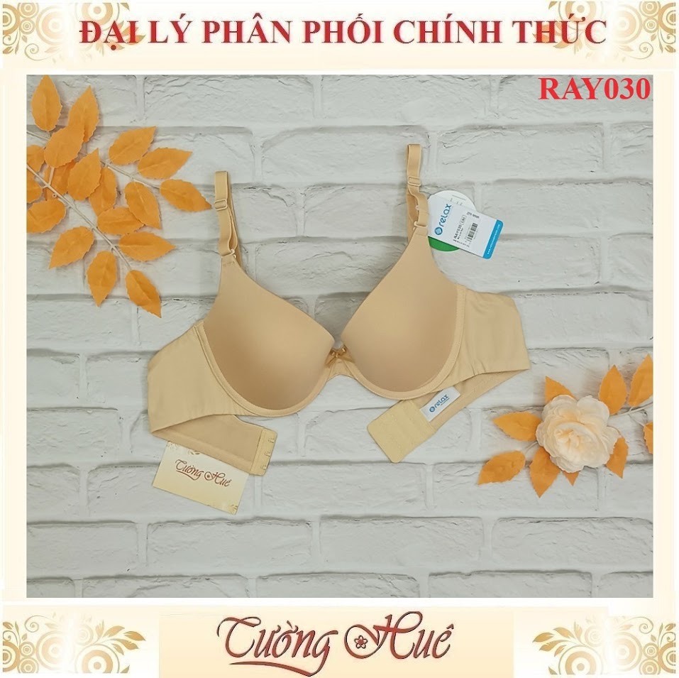 Áo Ngực Nữ relax RAY030 Trơn Mút Mỏng Có Gọng