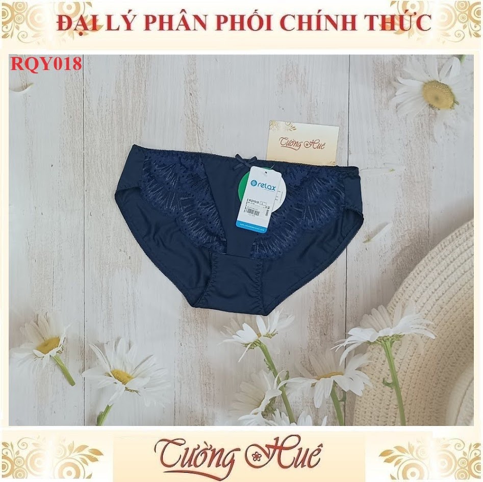 Quần Lót Nữ relax RQY018 Cotton Phối Ren Lưng Vừa Mềm Mịn Gợi Cảm