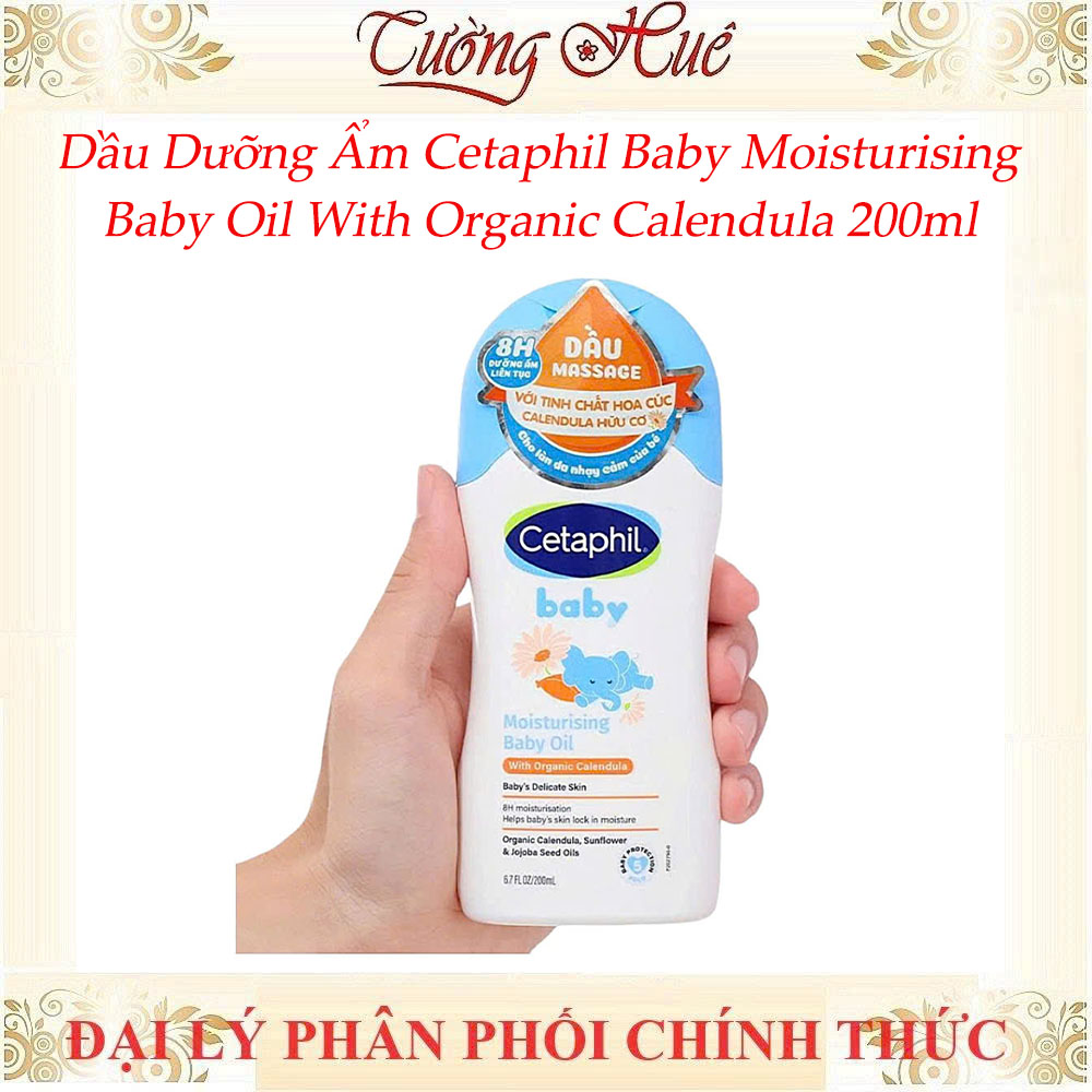 Dầu Dưỡng Ẩm Cetaphil Baby Moisturising Baby Oil With Organic Calendula 200ml
