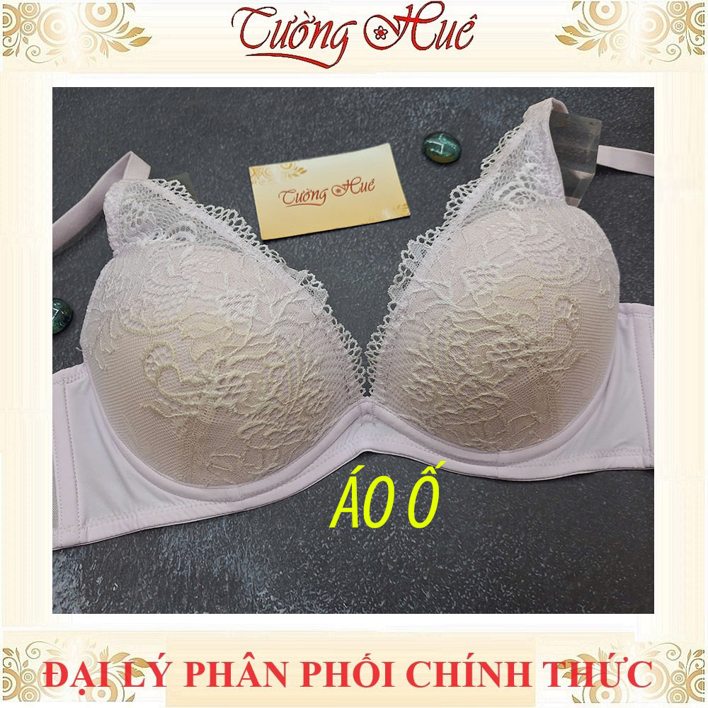 Áo lót nữ Triumph Simply Style Larkspur WHU DV nâng ren xẻ V sâu.