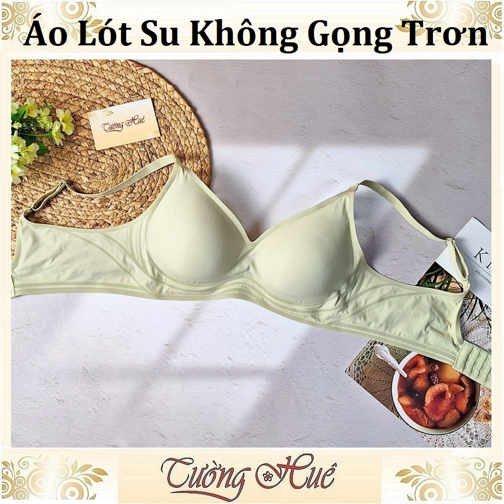 Áo Lót Nữ 885 Su Lạnh Trơn Không Gọng 3 Móc Cài.