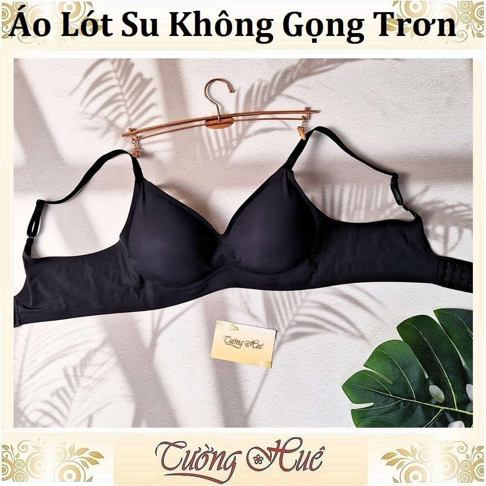 Áo Lót Nữ 885 Su Lạnh Trơn Không Gọng 3 Móc Cài.