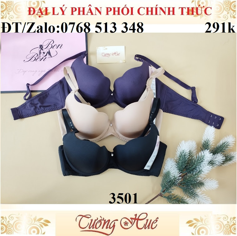 Áo lót nữ Bon Bon BSCB 3501 áo ngực mút mỏng trơn