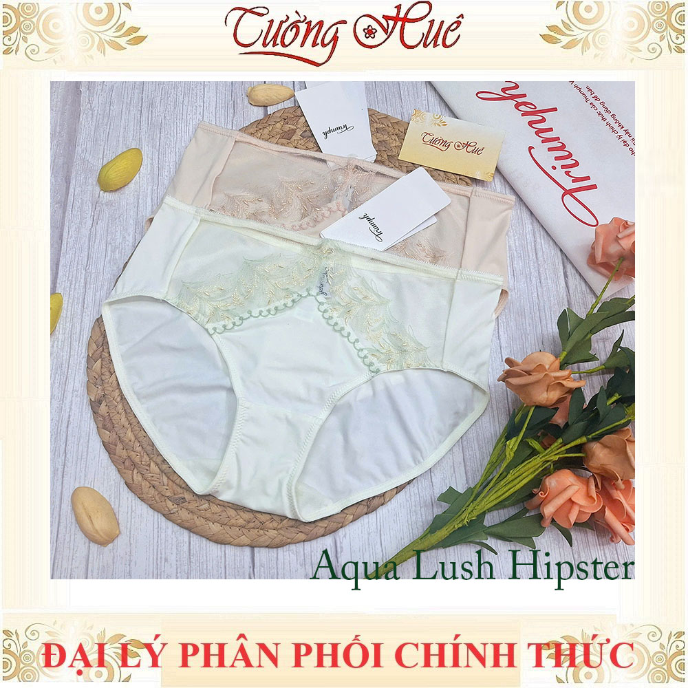 Quần Lót Nữ Triumph Aqua Lush Hipster Lưng Vừa Phối Ren Lưới Thoáng Mát Mềm Mịn
