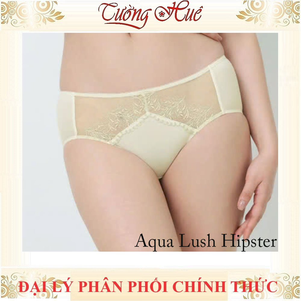Quần Lót Nữ Triumph Aqua Lush Hipster Lưng Vừa Phối Ren Lưới Thoáng Mát Mềm Mịn