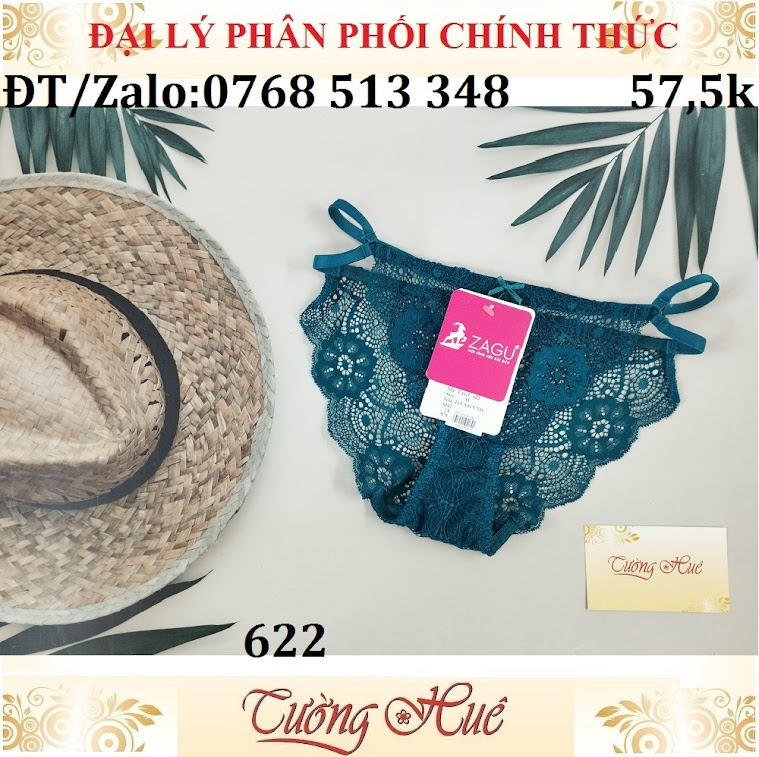 Quần lót nữ Zagu 622 ren lưng dây.