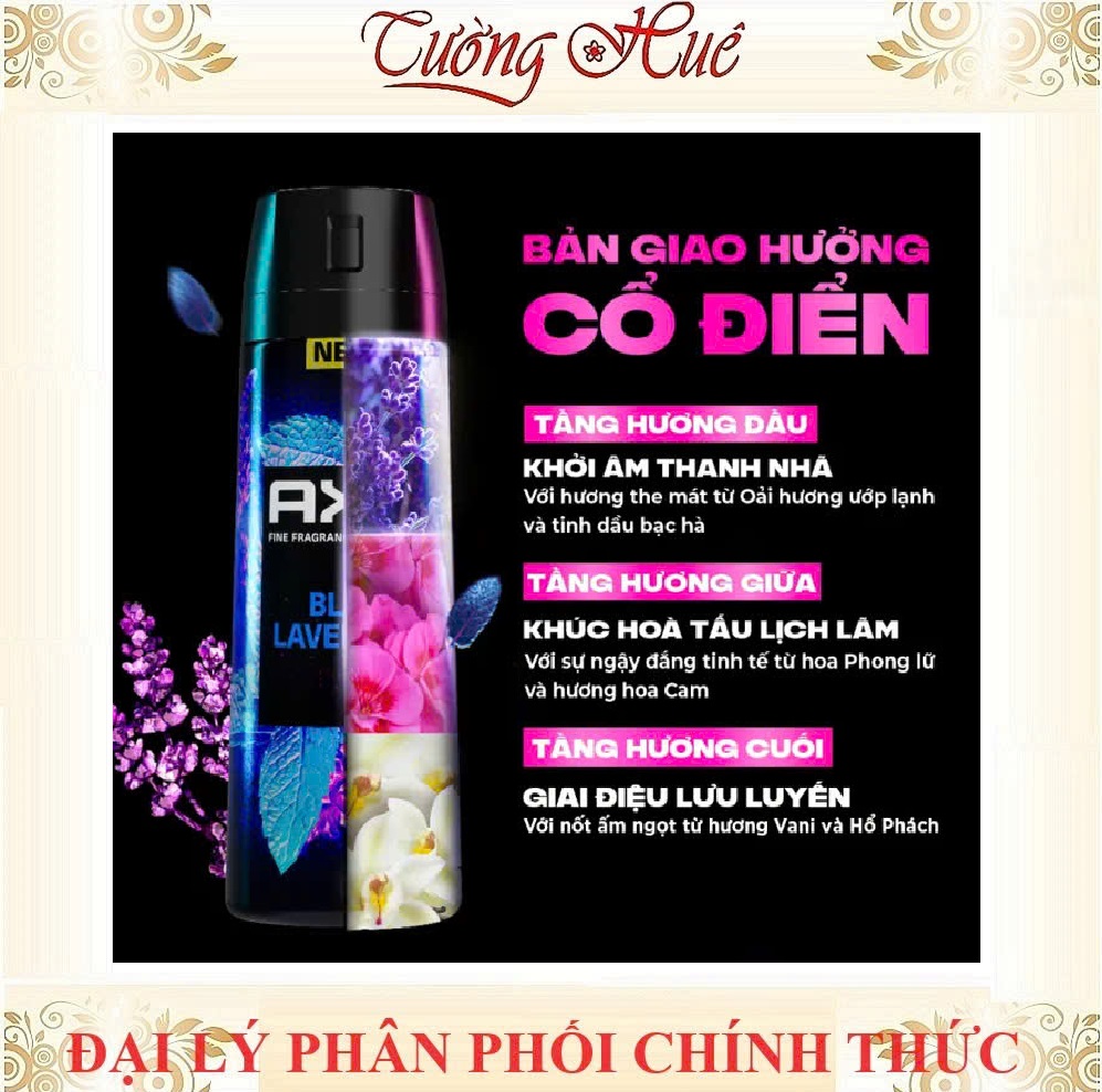 Xịt Khử Mùi Nam AXE Hương Nước Hoa - 135ml