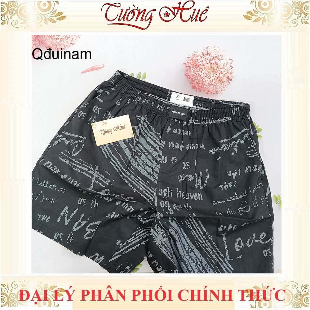 Quần Nam MEN IN BED Quần đùi Quần ngủ Quần lót đùi (có túi) Họa Tiết NN.