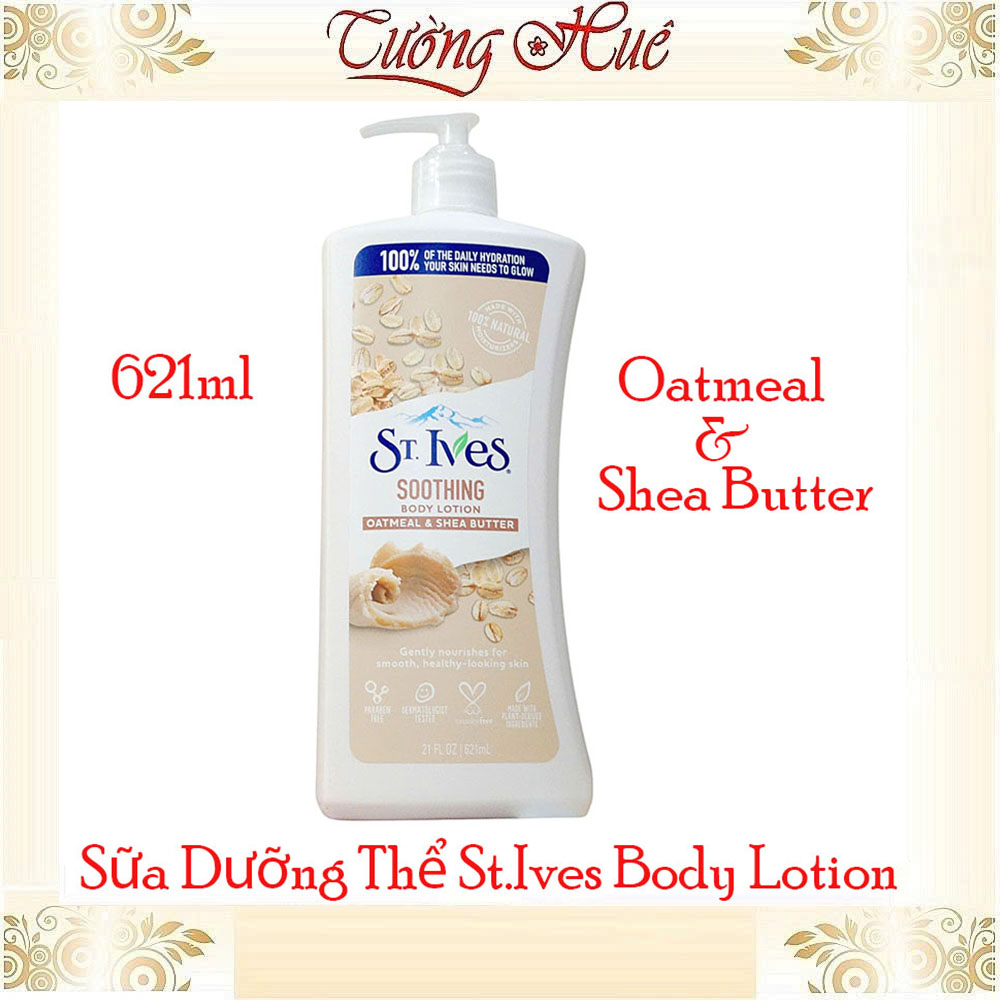 Sữa Dưỡng Thể St.Ives Body Lotion Dưỡng Trắng Da Nhiều Mùi Lựa Chọn - 621ml