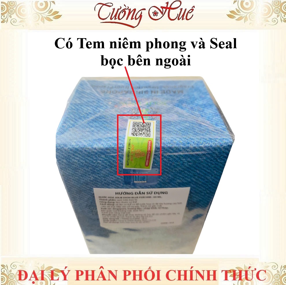 [CóTemChốngGiả] Nước hoa Jolie Dion Blue EDP 60ml - Singapore