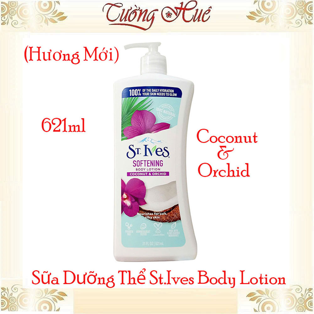 Sữa Dưỡng Thể St.Ives Body Lotion Dưỡng Trắng Da Nhiều Mùi Lựa Chọn - 621ml