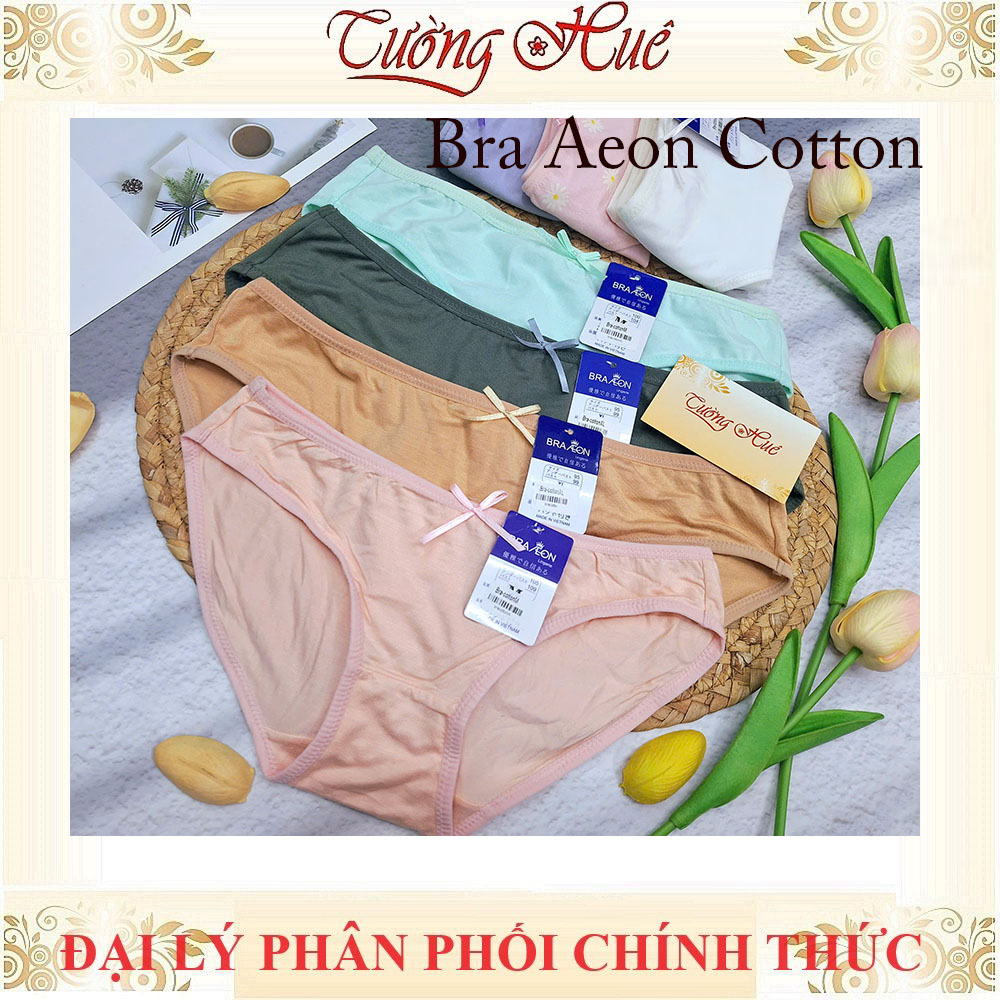 Quần lót nữ Bra Aeon Cotton trơn MÀU NGẪU NHIÊN.