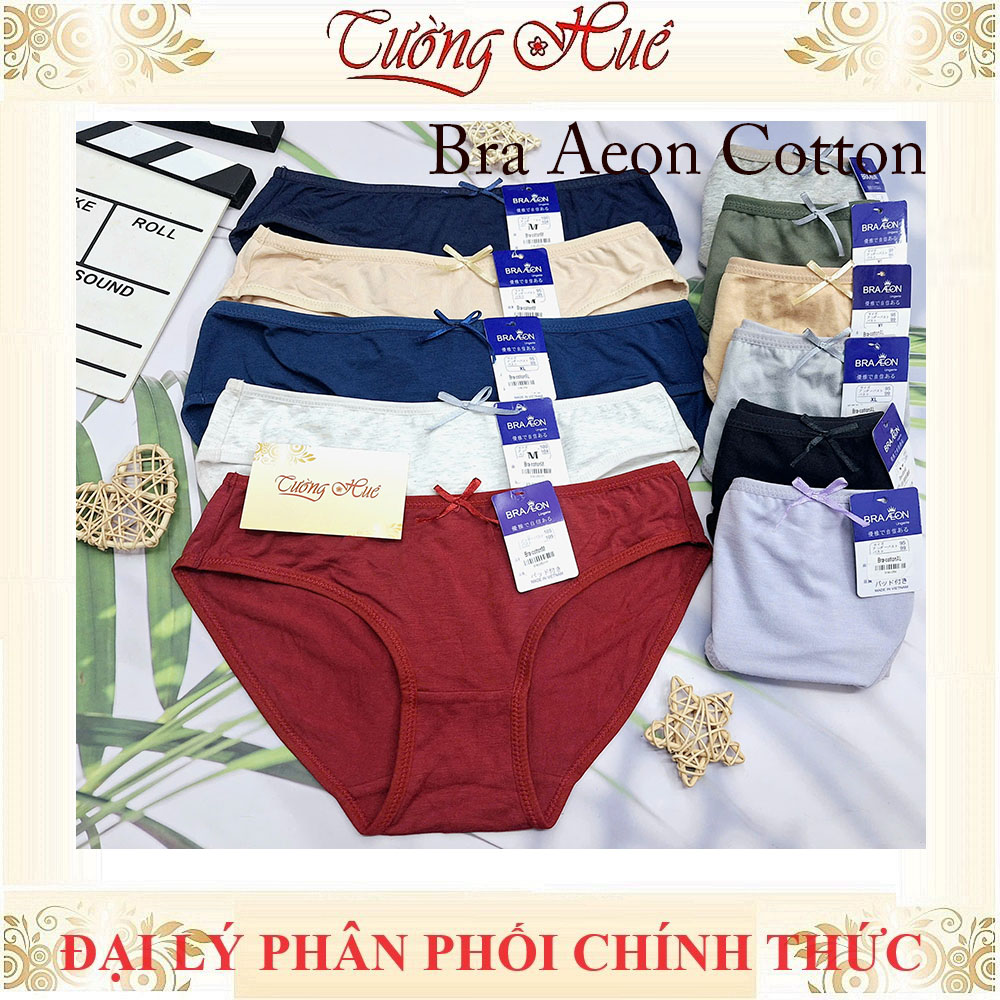 Quần lót nữ Bra Aeon Cotton trơn MÀU NGẪU NHIÊN.