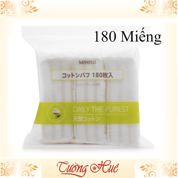 Bông tẩy trang Nhật Miniso Japan