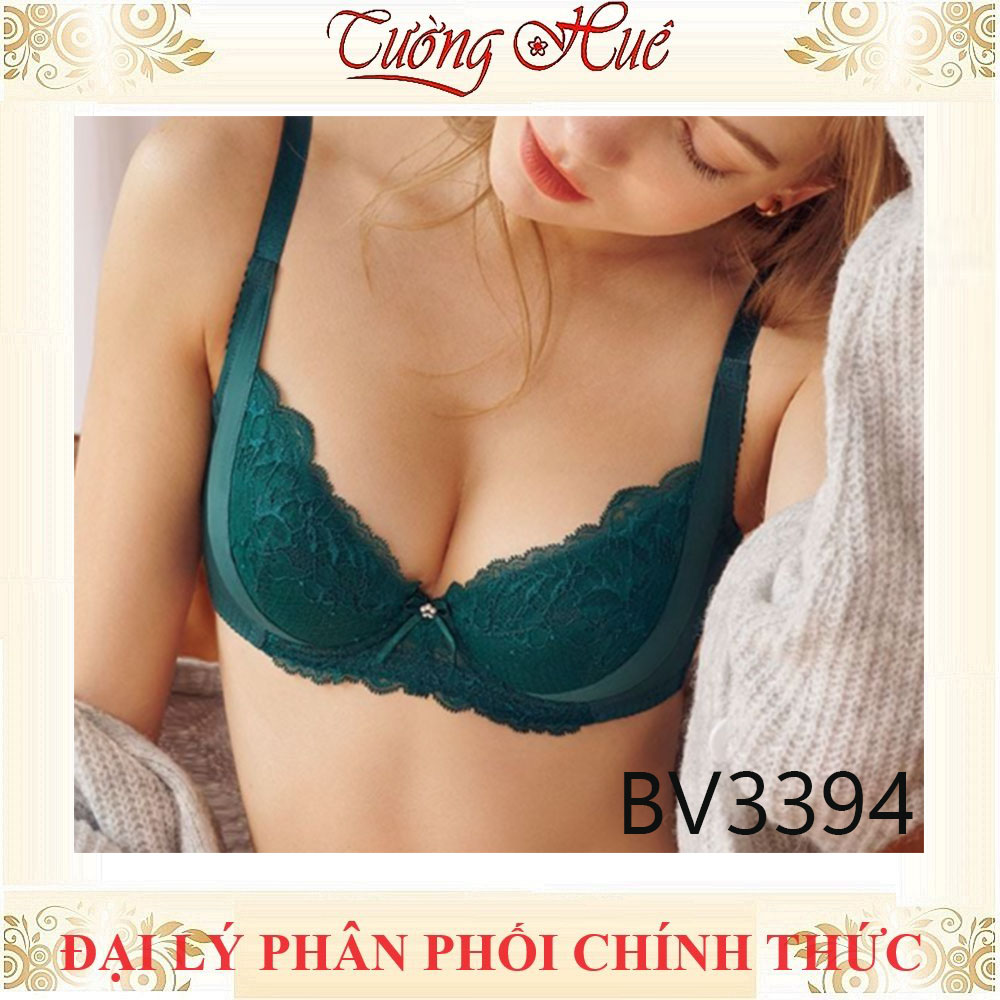 Áo lót nữ Bon Bon BV3394 Có Gọng Phối Ren Mút Mỏng.