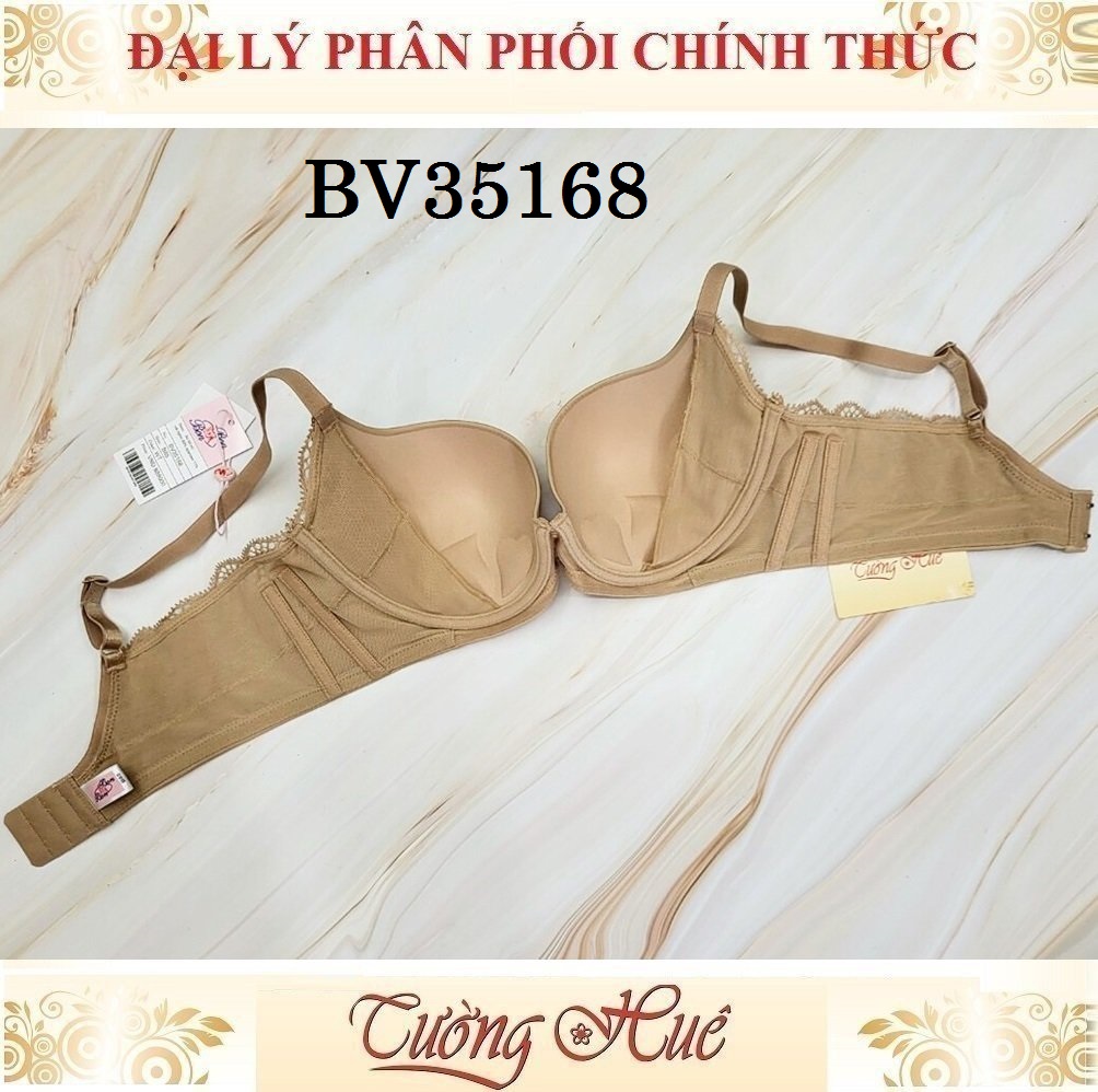 Áo lót nữ Bon Bon BV35168 Có Gọng Trơn Mút Mỏng Đệm Nâng 1cm.