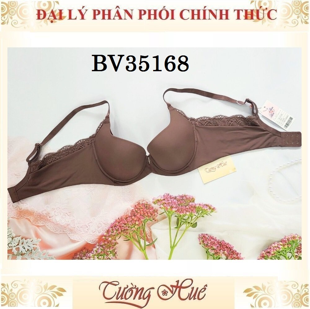 Áo lót nữ Bon Bon BV35168 Có Gọng Trơn Mút Mỏng Đệm Nâng 1cm.