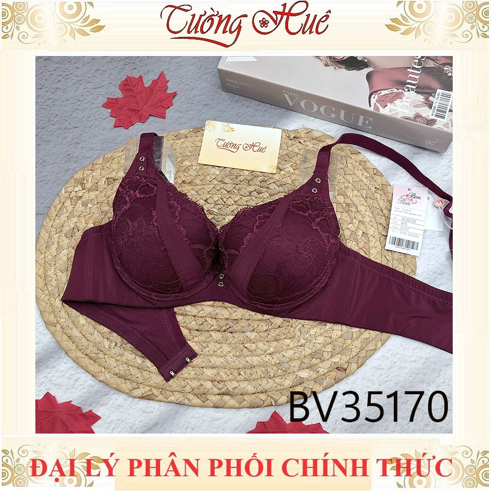 Áo lót nữ Bon Bon BV35170 Có Gọng Phối Ren Mút Mỏng.