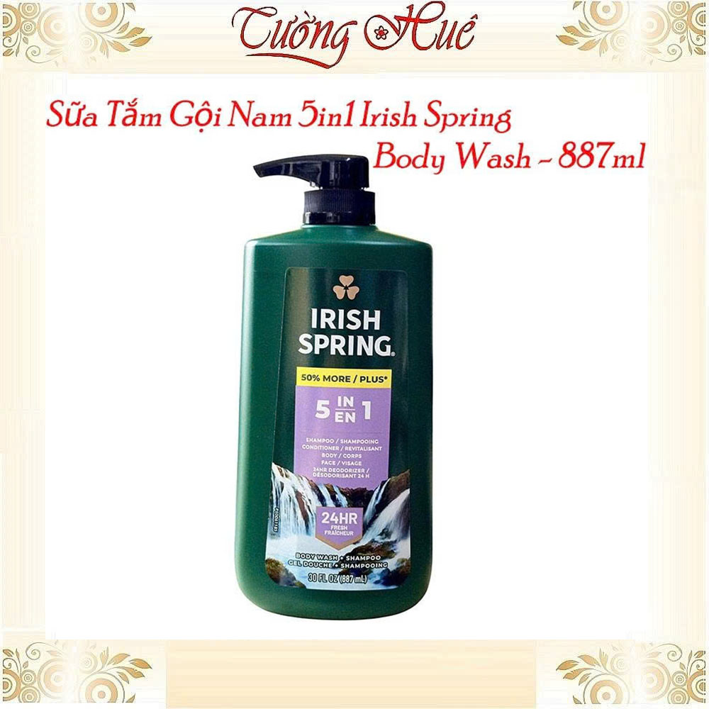 Sữa Tắm Gội Nam Irish Spring Body Wash - 887ml