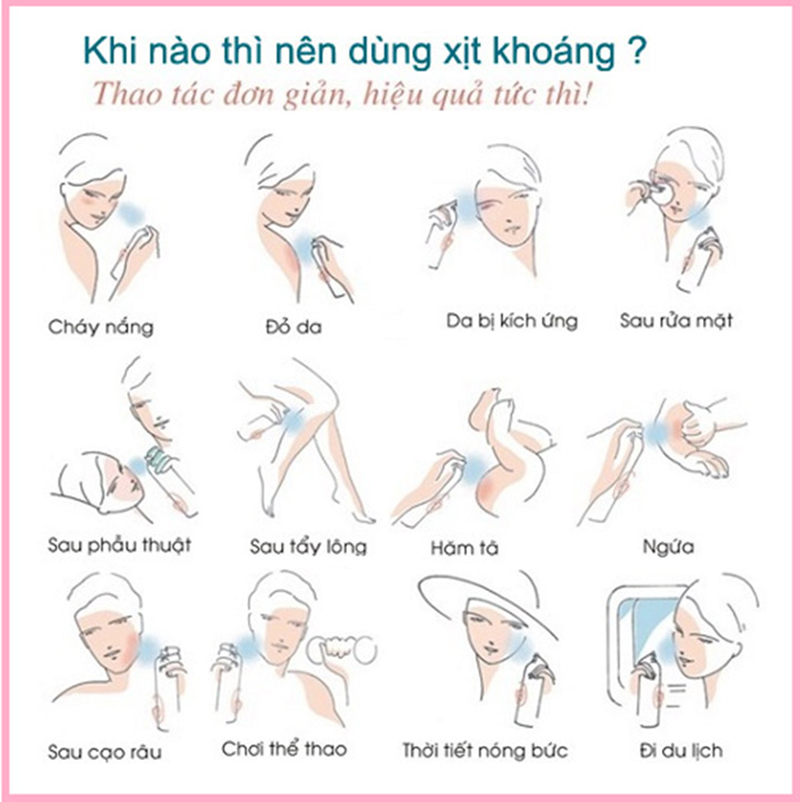 XỊT KHOÁNG CẤP ẨM TỨC THÌ CHO DA MẶT MỊN MÀNG TƯƠI TẮN