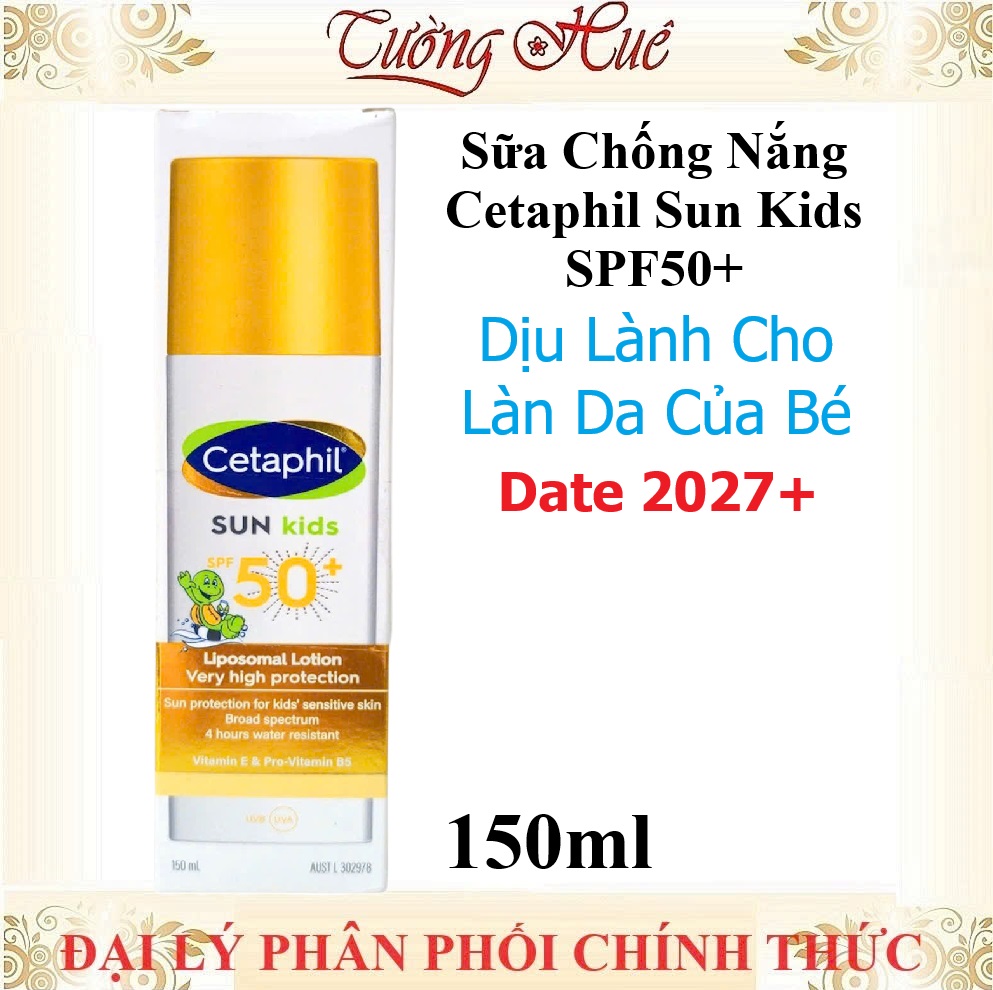 Sữa Chống Nắng Cetaphil Sun Kids SPF50+ Dịu Lành Cho Làn Da Của Bé - 150ml