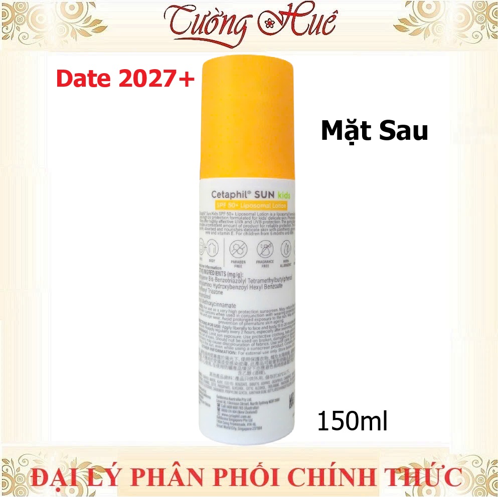Sữa Chống Nắng Cetaphil Sun Kids SPF50+ Dịu Lành Cho Làn Da Của Bé - 150ml