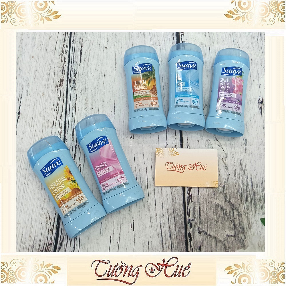 Lăn khử mùi nữ Suave Protection - 74g ( Nhiều mùi lựa chọn )