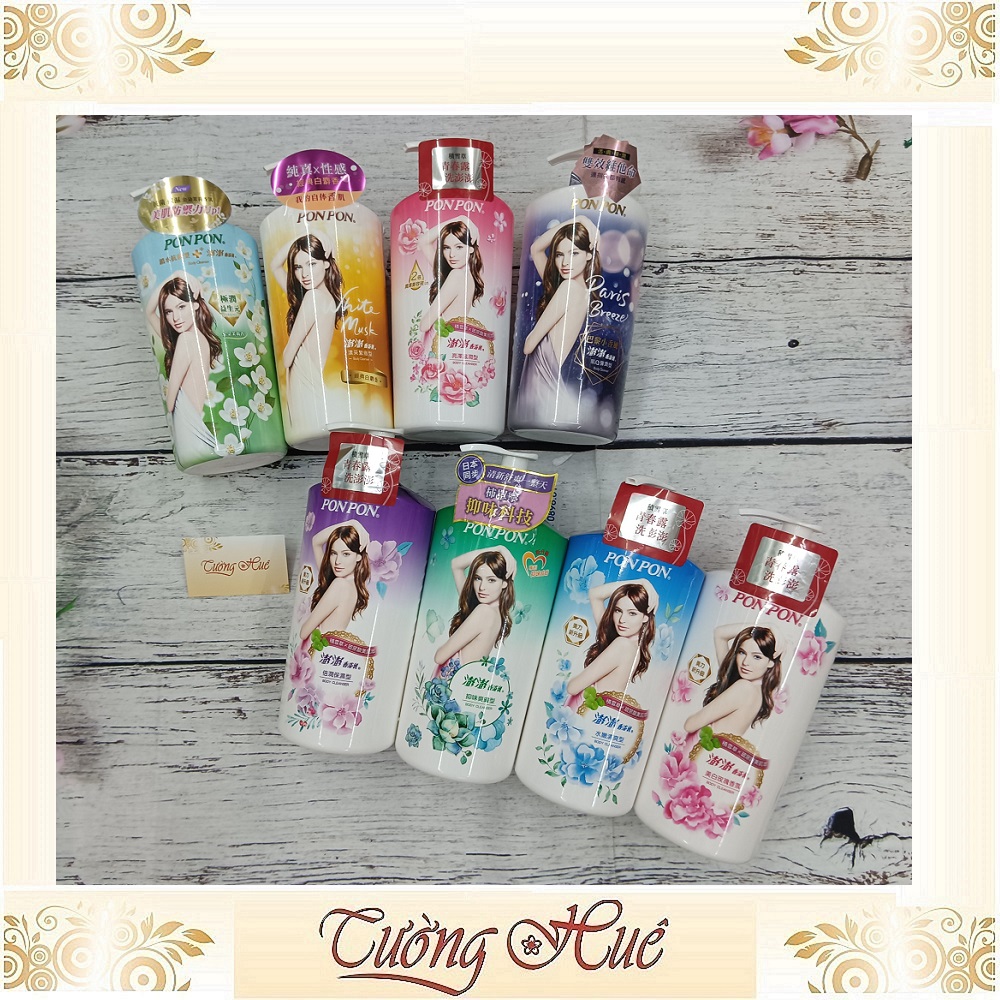Sữa Tắm Nữ Pon Pon Đài Loan Nhiều Mùi - 1200g