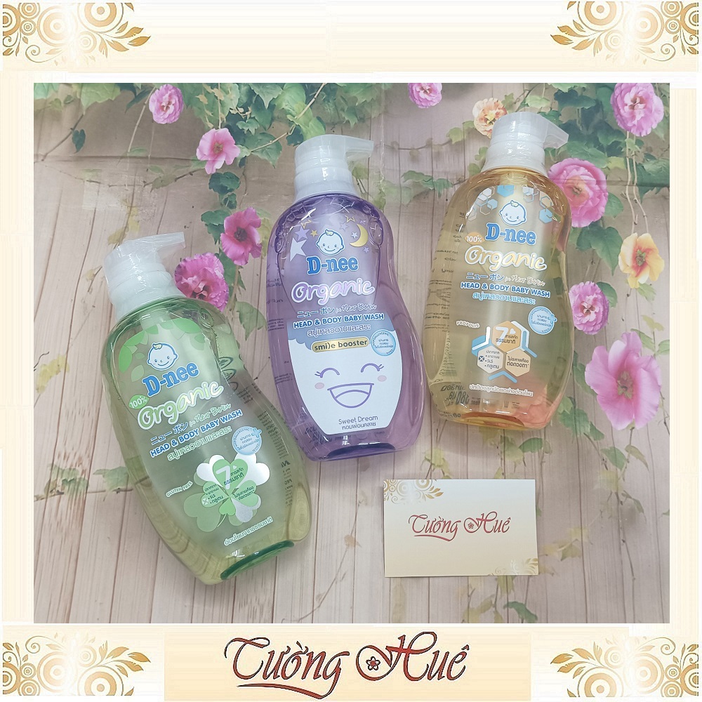 Gel Tắm Gội D-nee Dùng Cho Trẻ Sơ Sinh Nhiều Mùi - 380ml