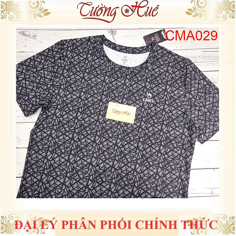 Áo Thun Nam CAMEL CMA029 Cổ Tròn Tay Ngắn Mềm Mại Co Dãn Kháng Khuẩn