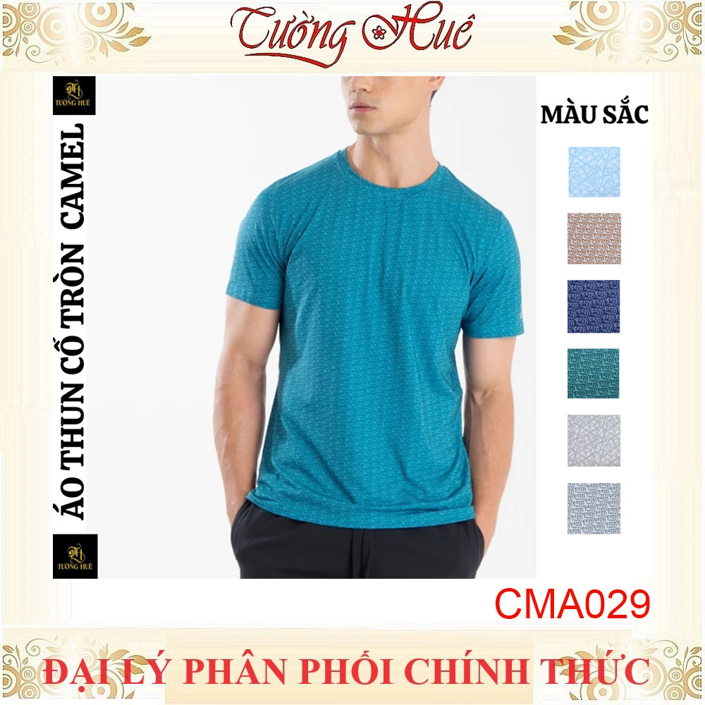 Áo Thun Nam CAMEL CMA029 Cổ Tròn Tay Ngắn Mềm Mại Co Dãn Kháng Khuẩn