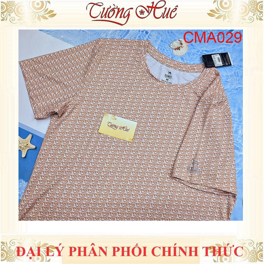 Áo Thun Nam CAMEL CMA029 Cổ Tròn Tay Ngắn Mềm Mại Co Dãn Kháng Khuẩn