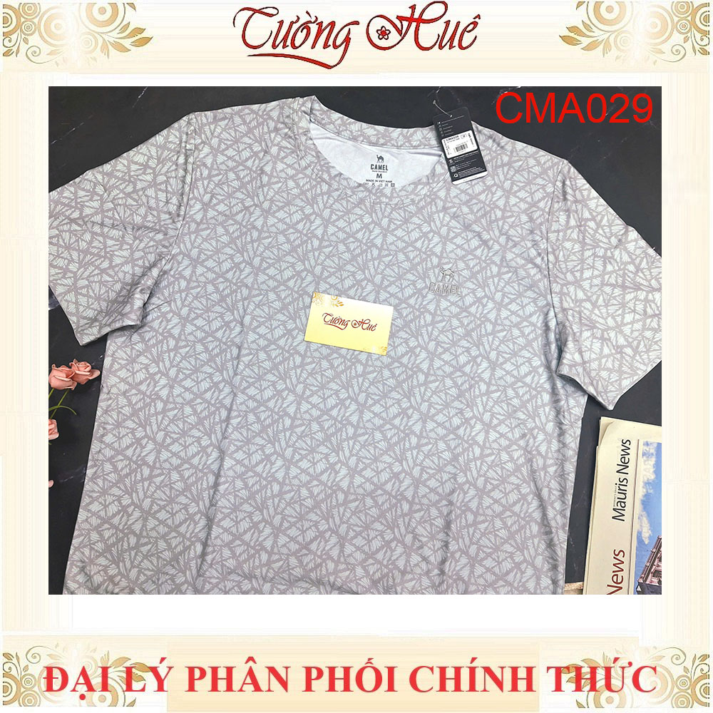 Áo Thun Nam CAMEL CMA029 Cổ Tròn Tay Ngắn Mềm Mại Co Dãn Kháng Khuẩn