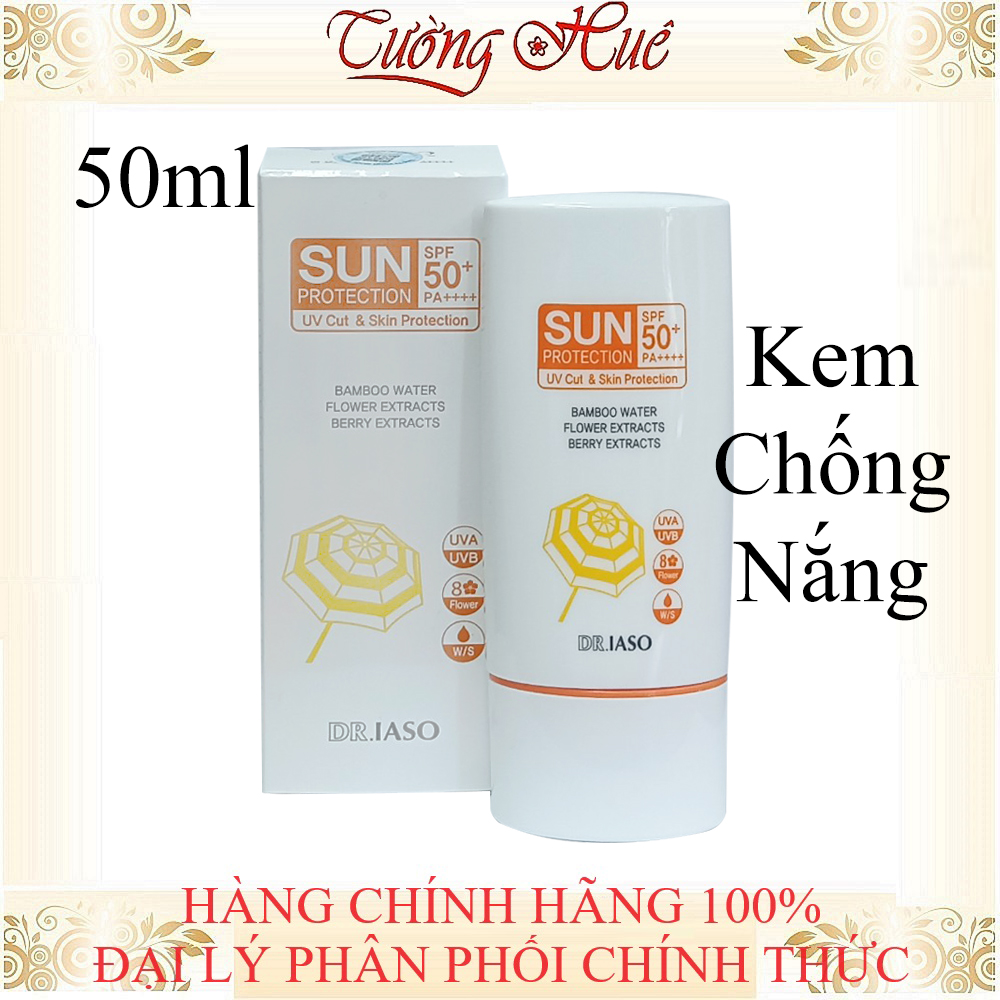 Kem Chống Nắng DR. IASO SPF50+ PA++++ SUN PROTECTION - 60ml