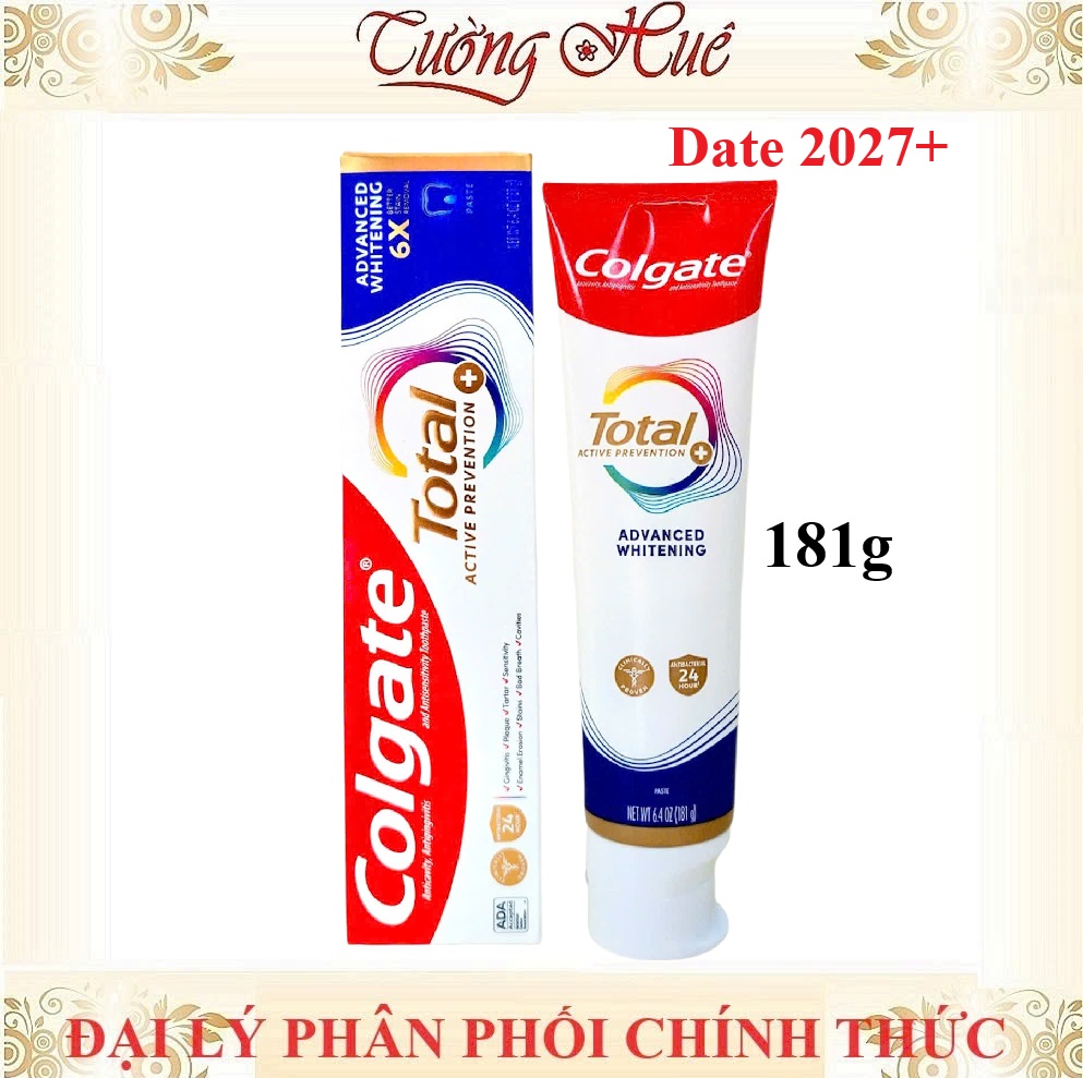 Kem Đánh Răng Colgate Total Whitening - 181g