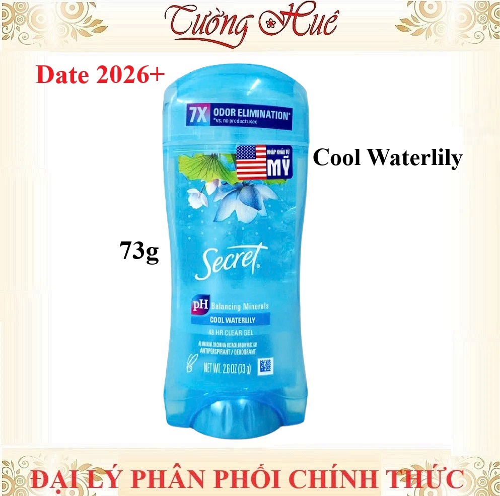 Lăn Khử Mùi Nữ Secret Clear Gel Nhiều Mùi Hương - 73g