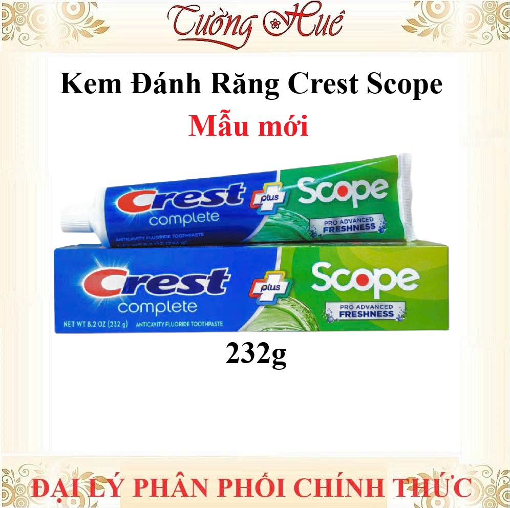 Kem Đánh Răng Crest Scope Pro Advanced Freshness - 232g