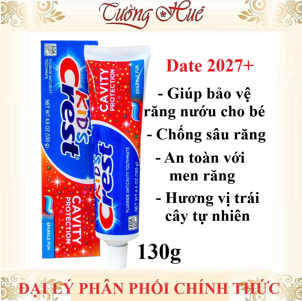 Kem Đánh Răng Cho Bé Crest Kid's Cavity Protection - 130g
