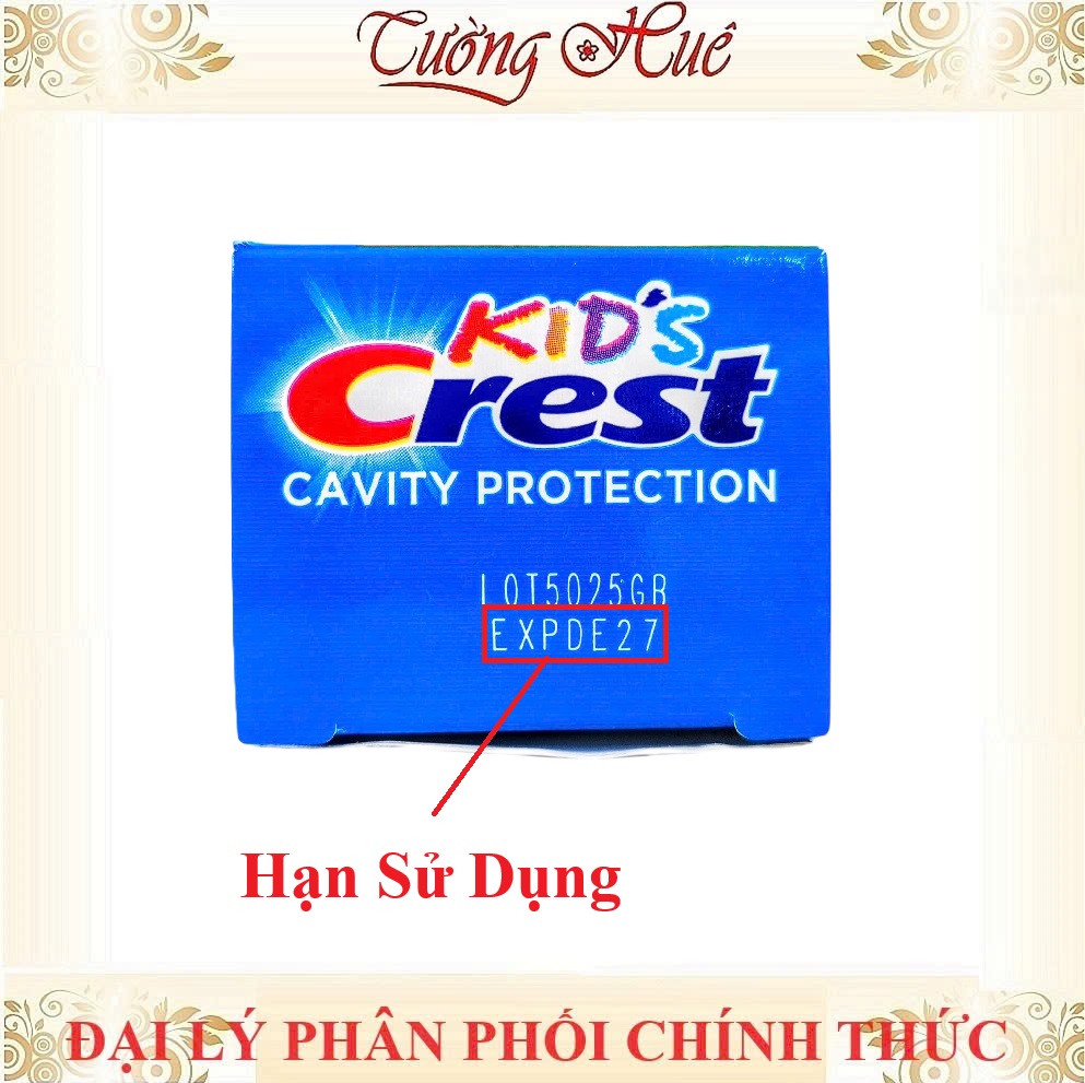 Kem Đánh Răng Cho Bé Crest Kid's Cavity Protection - 130g