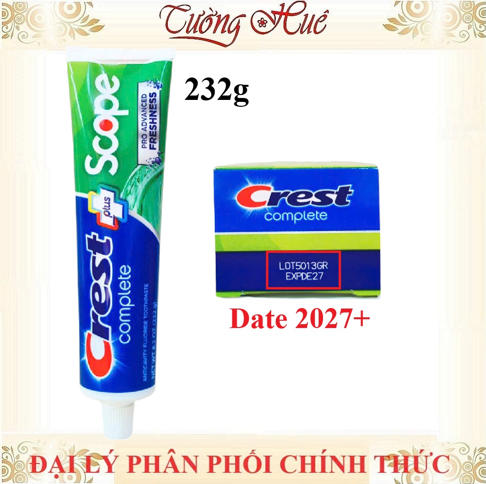 Kem Đánh Răng Crest Scope Pro Advanced Freshness - 232g