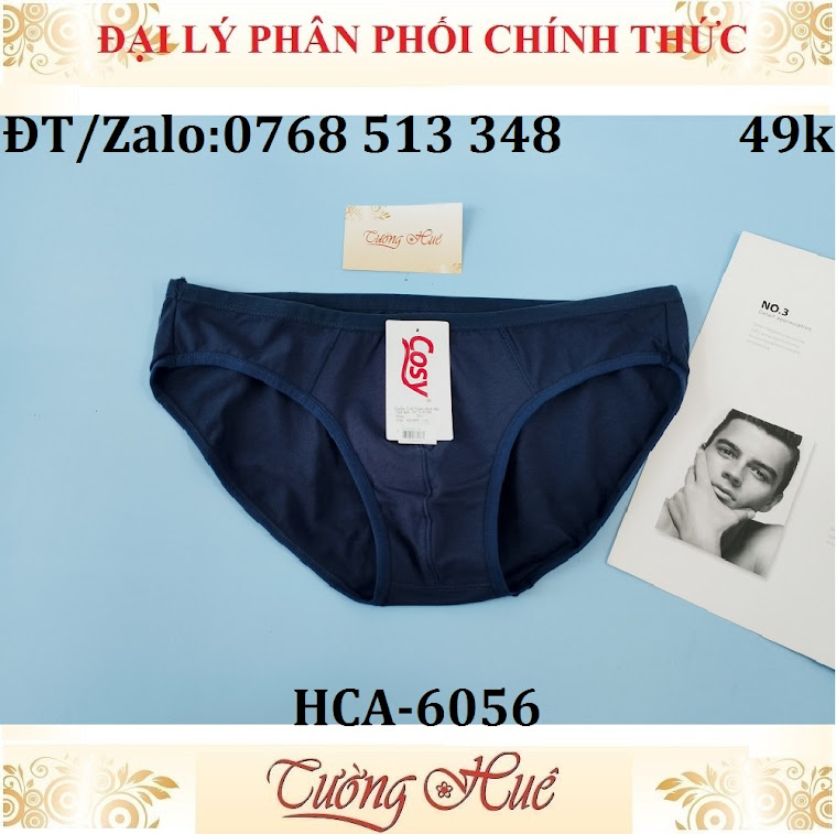 Quần lót nam Cosy HCA 6056 quần tam giác trơn cỡ lớn.