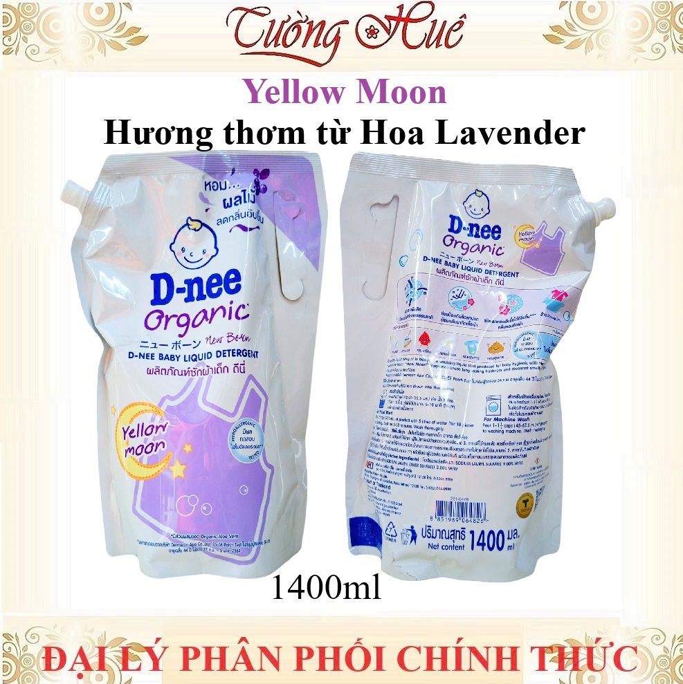 Nước Giặt Xả Thơm Quần Áo D-nee Thái Lan An Toàn Cho Trẻ Sơ Sinh - 1400ml