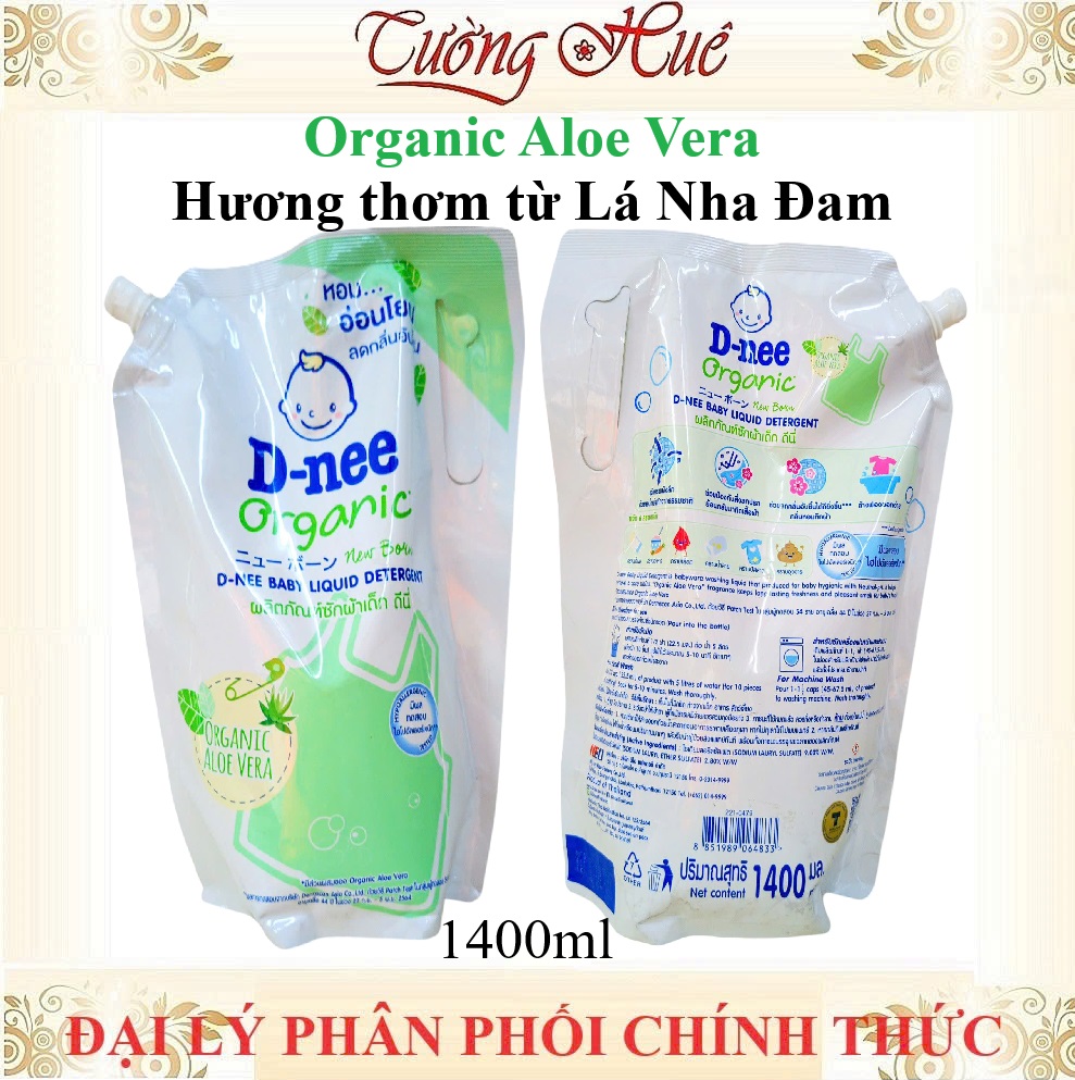 Nước Giặt Xả Thơm Quần Áo D-nee Thái Lan An Toàn Cho Trẻ Sơ Sinh - 1400ml