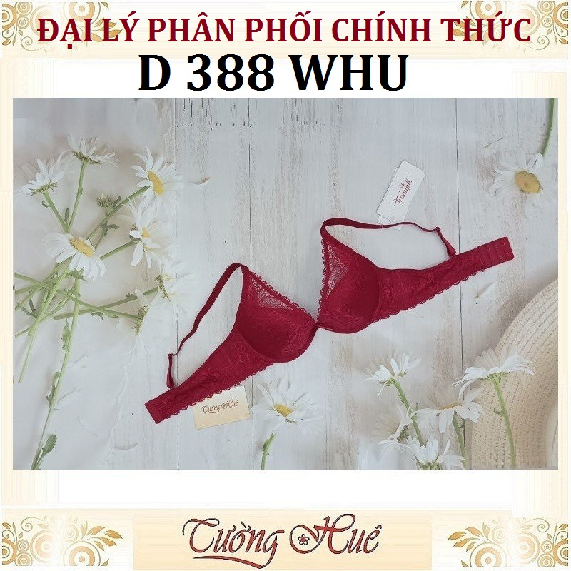 Áo lót nữ Triumph D388 WHU Có Gọng Nâng Ren Xẻ V Sâu.