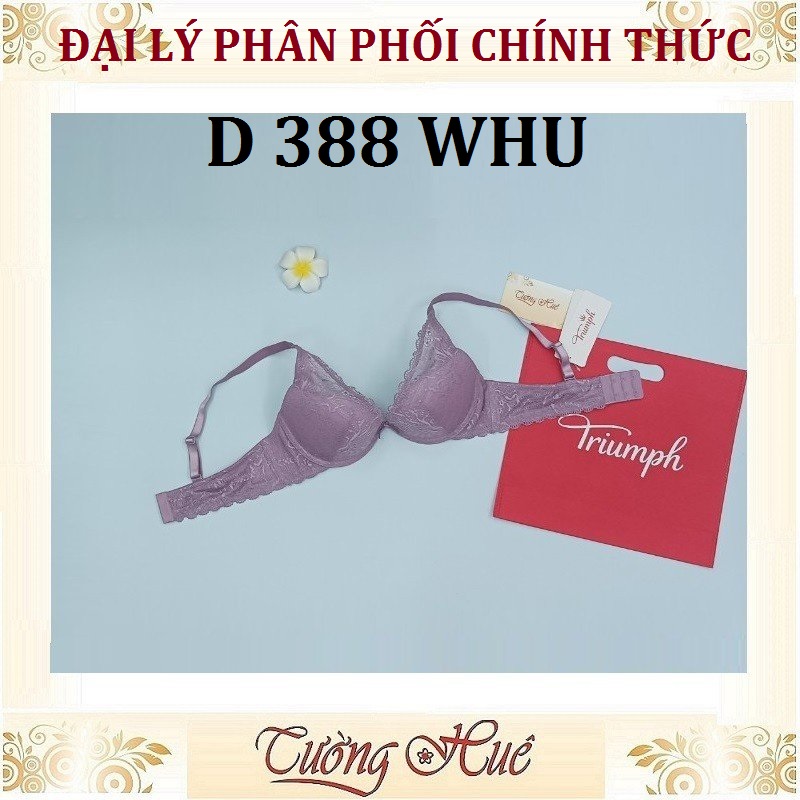 Áo lót nữ Triumph D388 WHU Có Gọng Nâng Ren Xẻ V Sâu.