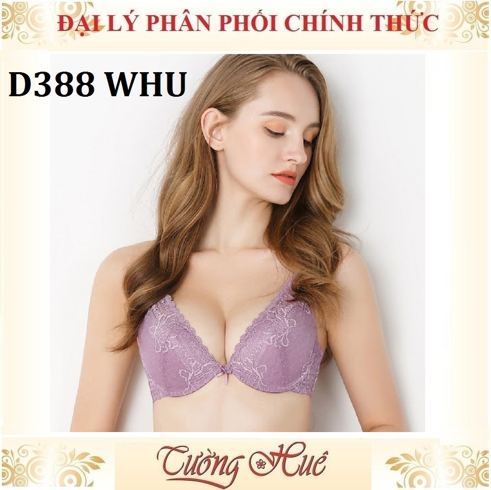 Áo lót nữ Triumph D388 WHU Có Gọng Nâng Ren Xẻ V Sâu.