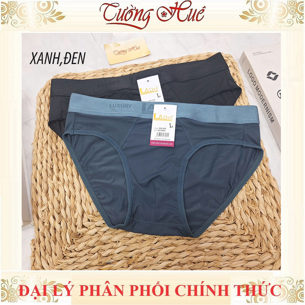 Quần Lót Nam Tam Giác LADO NV039 Thun Lạnh Có Lỗ Thông Hơi Co Giãn Mát Mẻ
